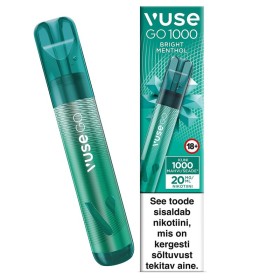 Ühekordne e-sigaret Vuse Go Bright Menthol 20mg