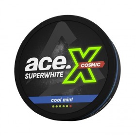 Nikotiinipadjad Ace X Superwhite Cool Mint Cosmic