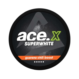 Nikotiinipadjad Ace X Superwhite Guarana Chili Boost