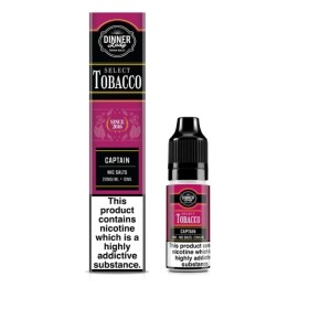 E-vedelik Dinner Lady Select Captain Tobacco nikotiinisoolaga 10ml -20mg