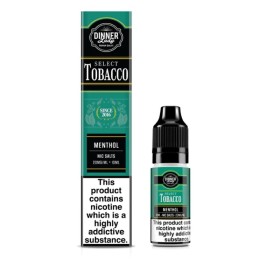 E-vedelik Dinner Lady Select Menthol Tobacco nikotiinisoolaga 10ml -20mg