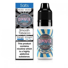 E-vedelik Dinner Lady Smooth Tobacco nikotiinisoolaga 10ml 