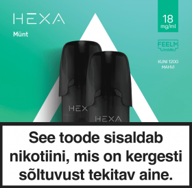 Kapsel E-vedelik HEXA 2x 2ml Münt