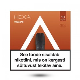 Kapsel E-vedelik HEXA 2x 1.7ml Tubakas