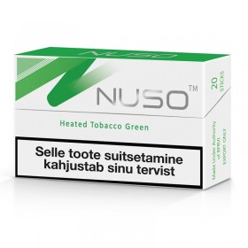 Kuumutatav tubakapulk Nuso Green