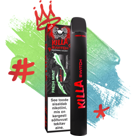 Ühekordne e-sigaret Killa Switch Fresh Mint 2ml