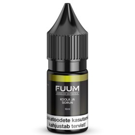 Aurukivide maitsestamise vedelik FUUM Koola ja Sidrun 10ml