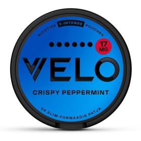 Nikotiinipadjad Velo Crispy Peppermint X-Intense 17mg