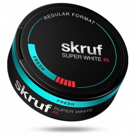 Nikotiinipadjad Skruf Super White #5