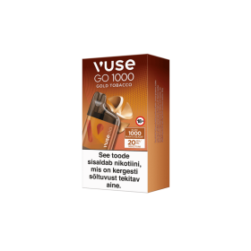 Ühekordne e-sigaret VUSE GO BOX Gold Tobacco