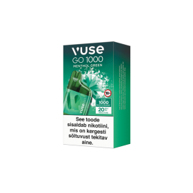 Ühekordne e-sigaret VUSE GO BOX Green Menthol