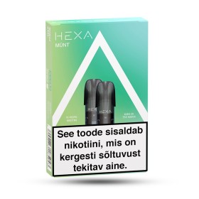 Kapsel E-vedelik HEXA 2x 2ml Münt