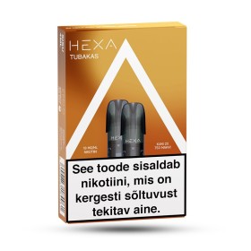 Kapsel E-vedelik HEXA 2x 2ml Tubakas